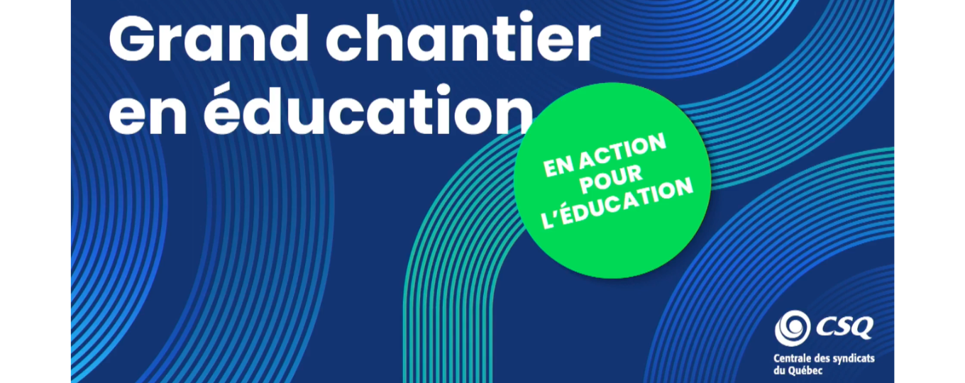 Une éducation juste et accessible, c'est dans l'intérêt commun